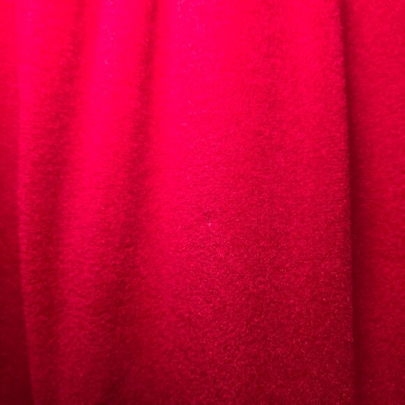 Vintage Vanity Fair Red Embroidered Zip Robe – Medium - Picture 4 of 8